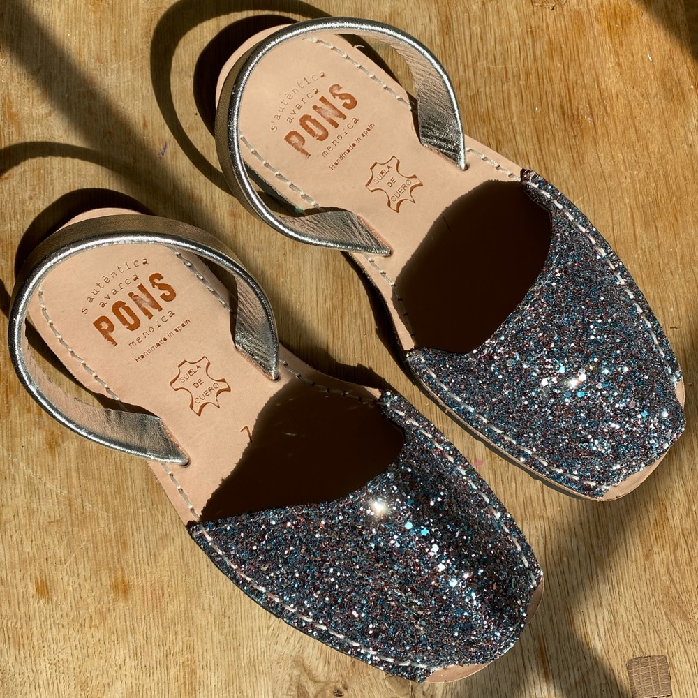 PONS Avarcas Size 7 NEW Joy Glitter